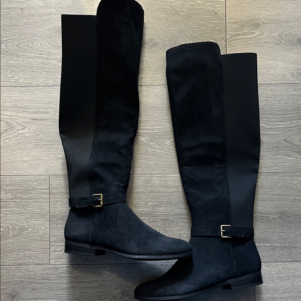 Style&Co Elegant Black Knee-High Women's Boots